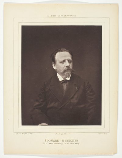 Édouard Siebecker av Etienne Carjat
