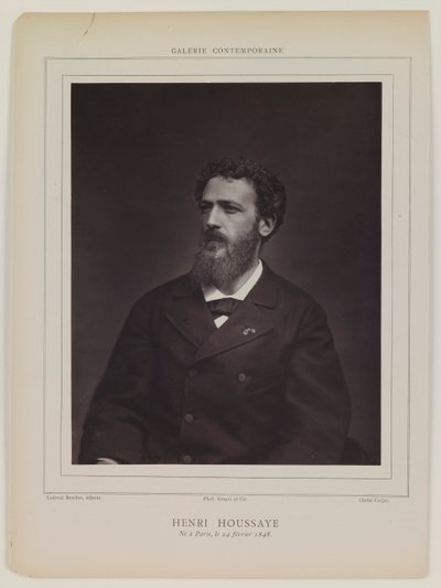 Henri Houssaye av Etienne Carjat