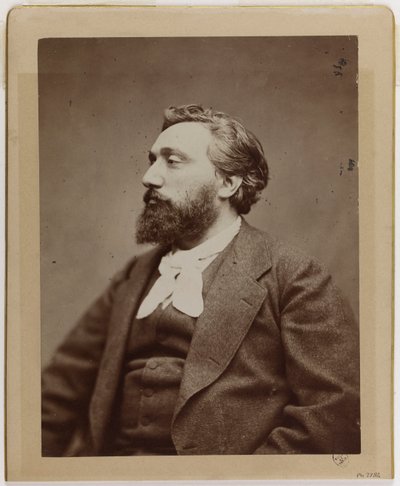 Léon Gambetta (1838-1882), advokat og politiker. av Etienne Carjat