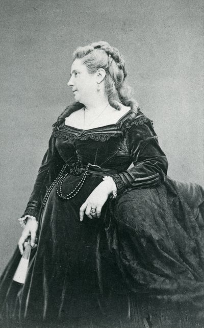 Marie Daubrun (s/hvitt bilde) av Etienne Carjat