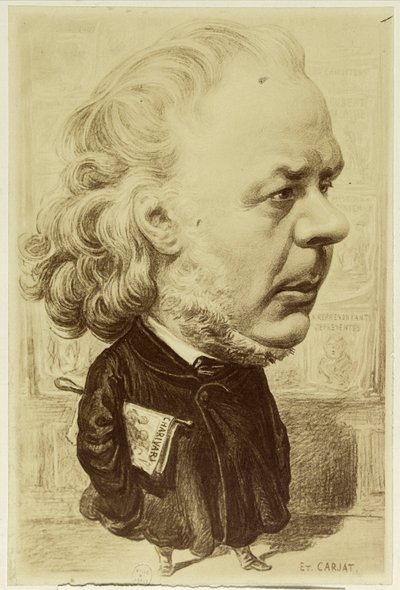 Portrett av Daumier av Etienne Carjat