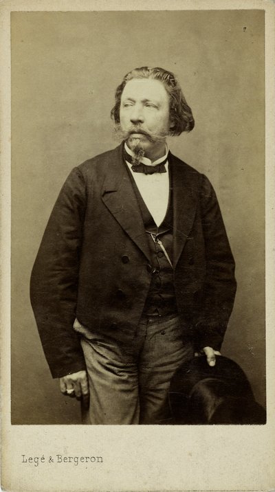 Portrett av Francois George-Hainl 1807-1873. av Etienne Carjat