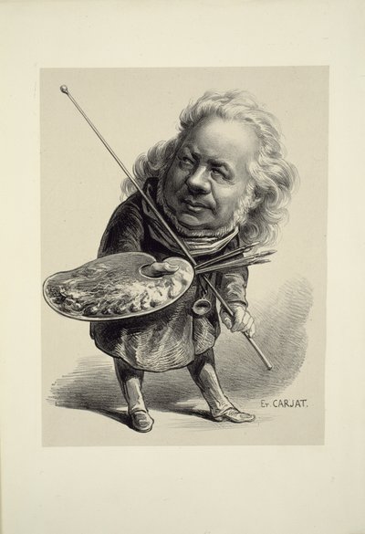 Portrett av Honoré Daumier av Etienne Carjat