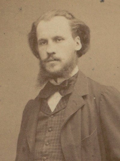 Portrett av komponisten Charles Lenepveu 1840-1910, 1870. av Etienne Carjat