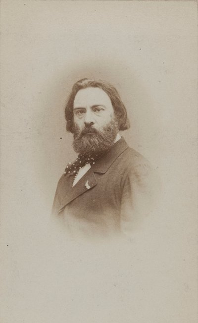 Portrett av pianisten og komponisten Émile Prudent 1817-1863, ca 1860. av Etienne Carjat