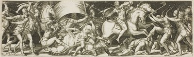 Slaget om kavalerer og infanterister av Etienne Delaune