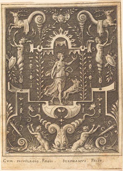 Diana av Etienne Delaune