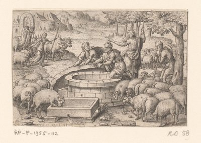 Jakob tilt fra steen van de put History of Genesis (serietittel) av Etienne Delaune
