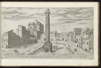 Forum van Trajanus met de Zuil van Trajanus te Rome Bouwwerken uit de oudheid (series title) I vestigi dell