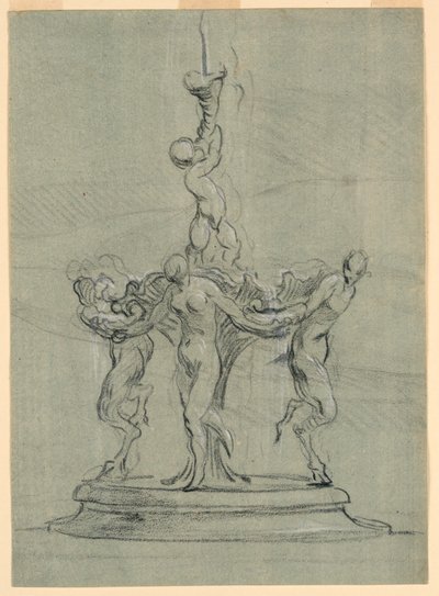 Prosjekt for en fontene av Etienne Maurice Falconet