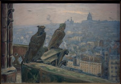 Paris sett fra Notre-Dame av Etienne Moreau Nelaton