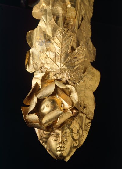 Diadem (krone), fra Spina (Emilia Romagna). Etruskisk sivilisasjon, 4. århundre f.Kr. av Etruscan