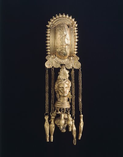 Øredobber, fra Todi (Umbria). Etruskisk sivilisasjon, 4. århundre f.Kr. av Etruscan