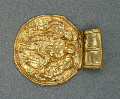 Preget bulla-anheng. Etruskisk sivilisasjon, 4. århundre f.Kr. av Etruscan