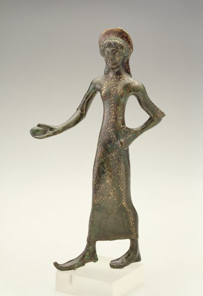 Jente danser (bronse) av Etruscan