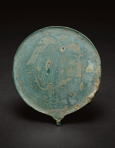Håndspeil, 470 f.Kr. - 450 f.Kr. (bronse) av Etruscan