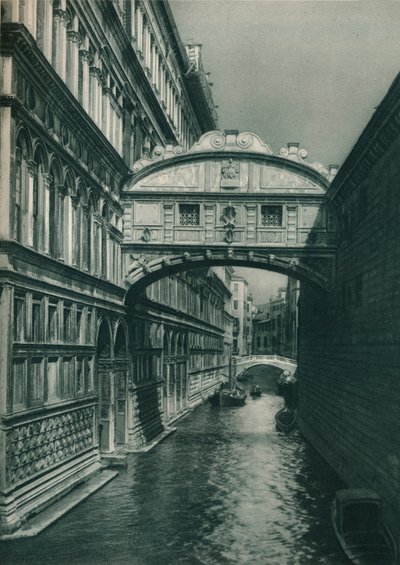 Sukkenes bro, Venezia, Italia, 1927 av Eugen Poppel