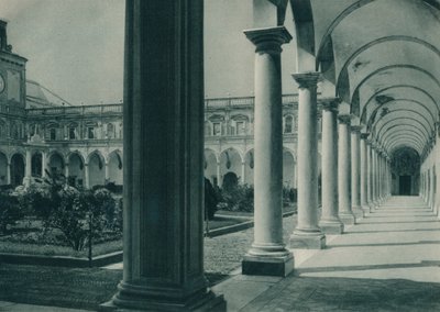 Kloster i San Martino-klosteret, nær Napoli, Italia, 1927 av Eugen Poppel
