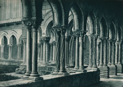 Cloisters of the Benedictine Monastery, Monreale, Sicilia, Italia, 1927 av Eugen Poppel
