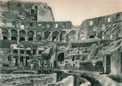 Interiør av Colosseum, Roma, Italia, 1927 av Eugen Poppel