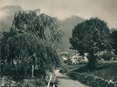 Veien til Tyrol Castle, Merano, Sør-Tirol, Italia, 1927 av Eugen Poppel