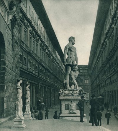 Uffizi-galleriet, Firenze, Italia, 1927 av Eugen Poppel