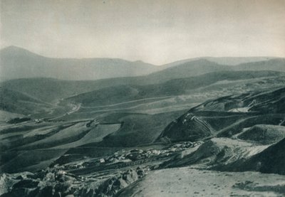 Utsikt over svovelgruvene, Agrigento, Sicilia, Italia, 1927 av Eugen Poppel