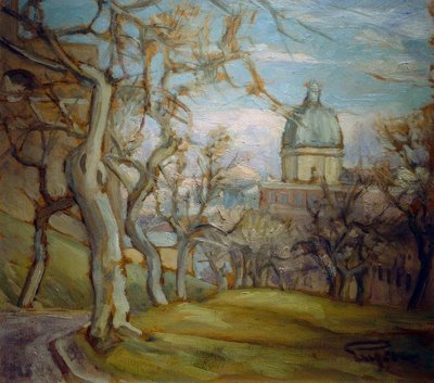 Nedenfor Monte Gianicolo av Eugen Prinz von Schweden