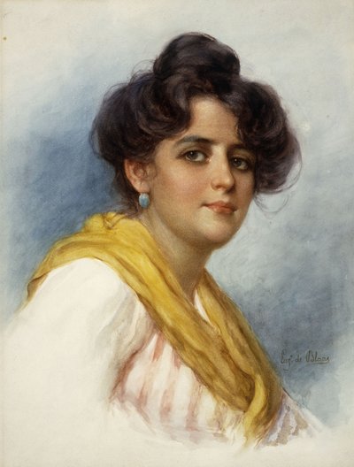 En italiensk skjønnhet, av Eugen von Blaas