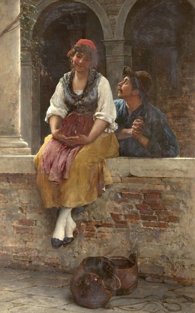 Tilbudet, 1887 av Eugen von Blaas