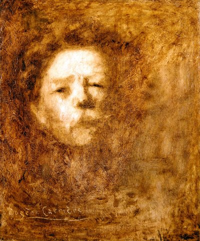Portrett av Eugene Carriere (olje på lerret) av Eugene (after) Carriere