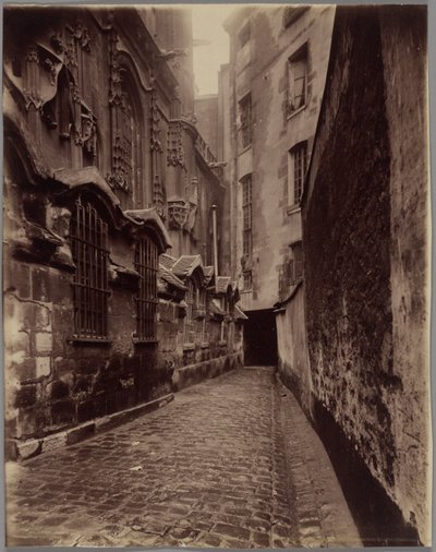 Tidligere benhus ved Saint-Gervais-Saint-Protais, rue François Miron av Eugène Atget