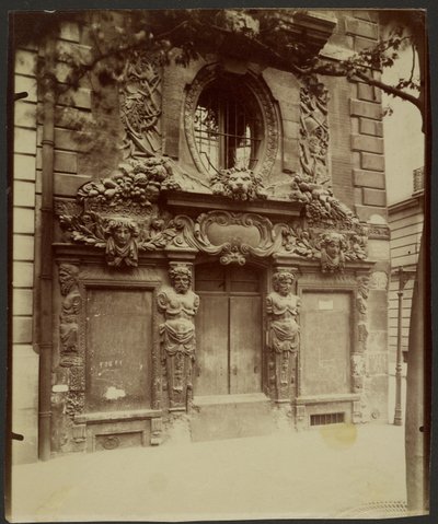 Hôtel Fieubet, Quai des Célestins av Eugène Atget