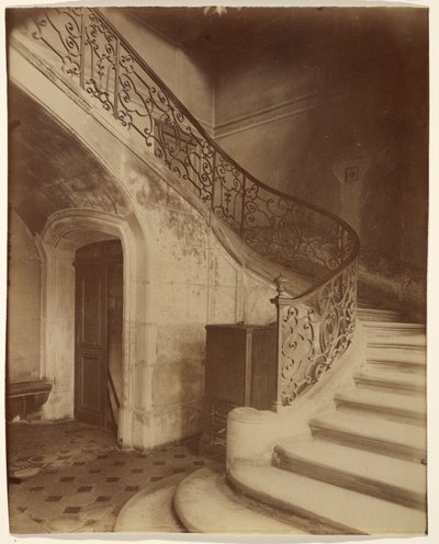 Hotel de la Brinvilliers, forgiftningsmannen, Rue Charles V 12 av Eugène Atget
