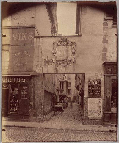 Blindgaten Barbette av Eugène Atget