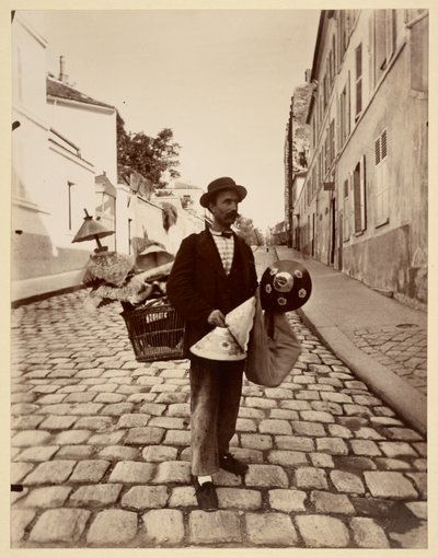Lampskjermkjøper av Eugène Atget