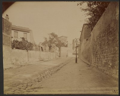 Montmartre, Watering Hole Street av Eugène Atget