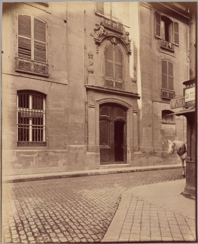 Prestegården Saint-Merri, rue de la Verrerie av Eugène Atget