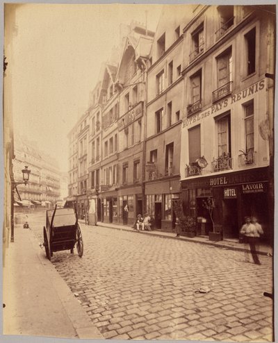 Rue Galande av Eugène Atget