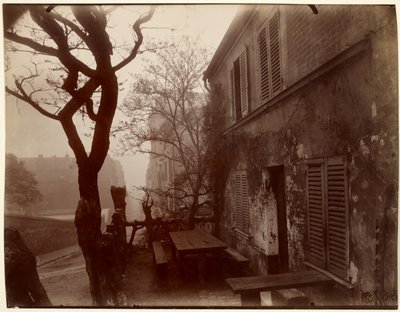 Vertshuset Lapin Agile, rue des Saules av Eugène Atget