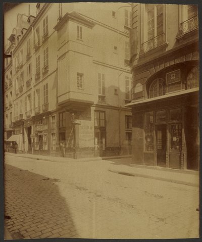 Tårnet rue Saint Paul. Sies å ha vært arbeidsrommet til Botal, legen til Henrik III. av Eugène Atget