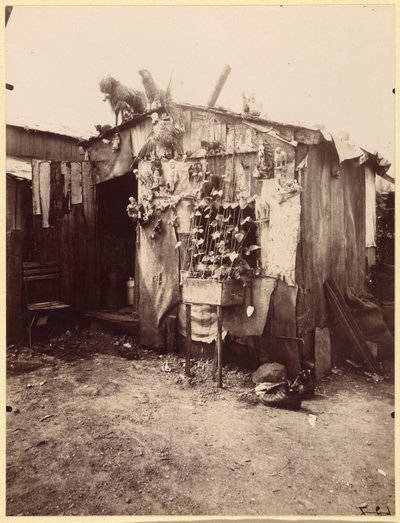 En filleplukkers hus av Eugène Atget