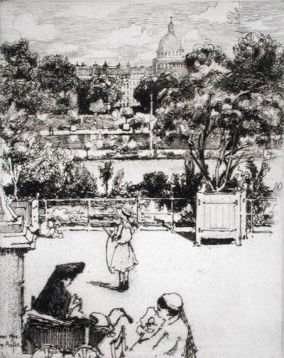 Parisisk park, fra 