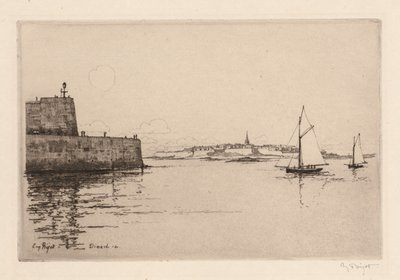 Saint-Malo sett fra Dinard Saint-Malo sett fra Dinard, 1914. av Eugene Bejot