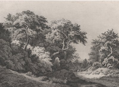 The Edge of the Woods, nær Rambouillet, 1860. av Eugene Bléry