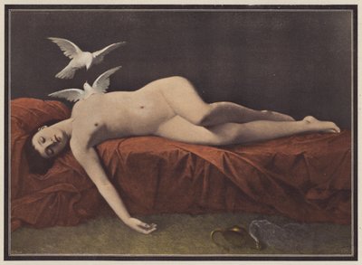Drømmen (farge litho) av Eugene Brunclair