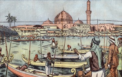 Mada Ashar, illustrasjon av Damblans fra den franske avisen "Le Pelerin" 29. januar av Eugene Damblans