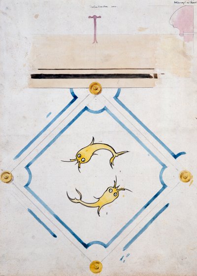 Motiver for en baderomsflis, Chateau d