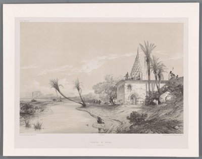 Shush-Daniel i Susa, Iran Tombeau de Daniel (Chouster) (tittel på objekt) Persiske landskap (serietittel) Persisk moderne (serietittel) av Eugene Flandin