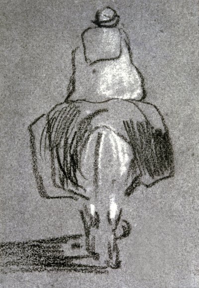 Berber på et esel av Eugène Fromentin